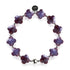 Violetter Frühling | Kleeblatt Armband